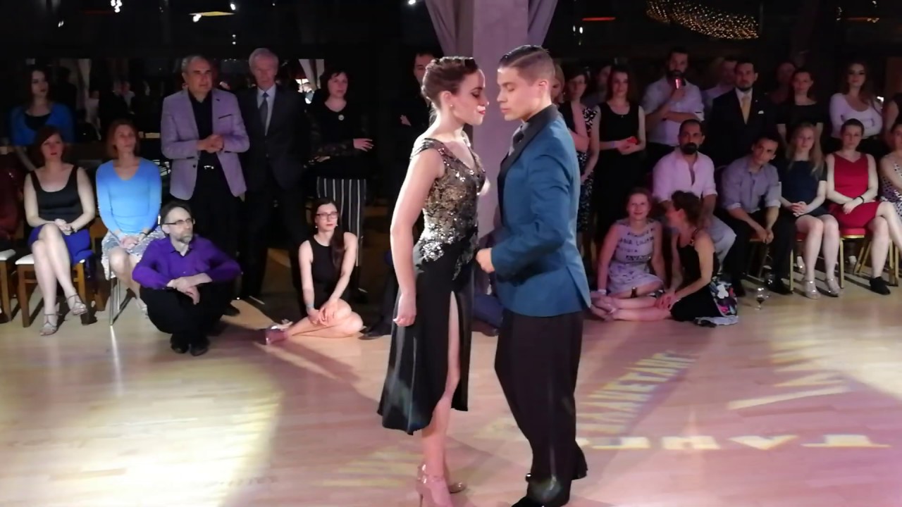 Alejandro Ferreyra y Fernanda Grosso en Mosc&uacute;, 19.04.2019, 1-4. Vigor Paskevich Tango.