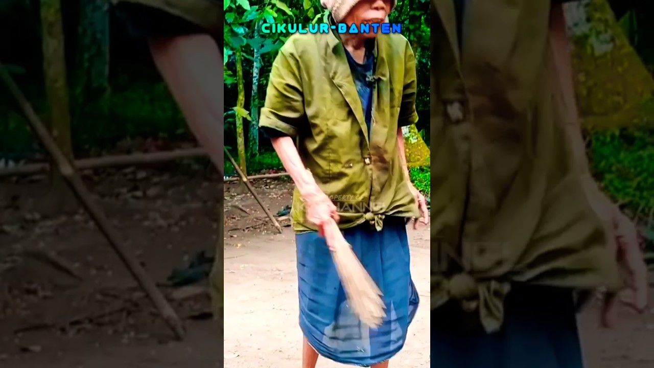 VIRAL❗Anah, tunanetra asal Lebak  rajin menyapu ||@kzchannel0079#shorts #videoviral