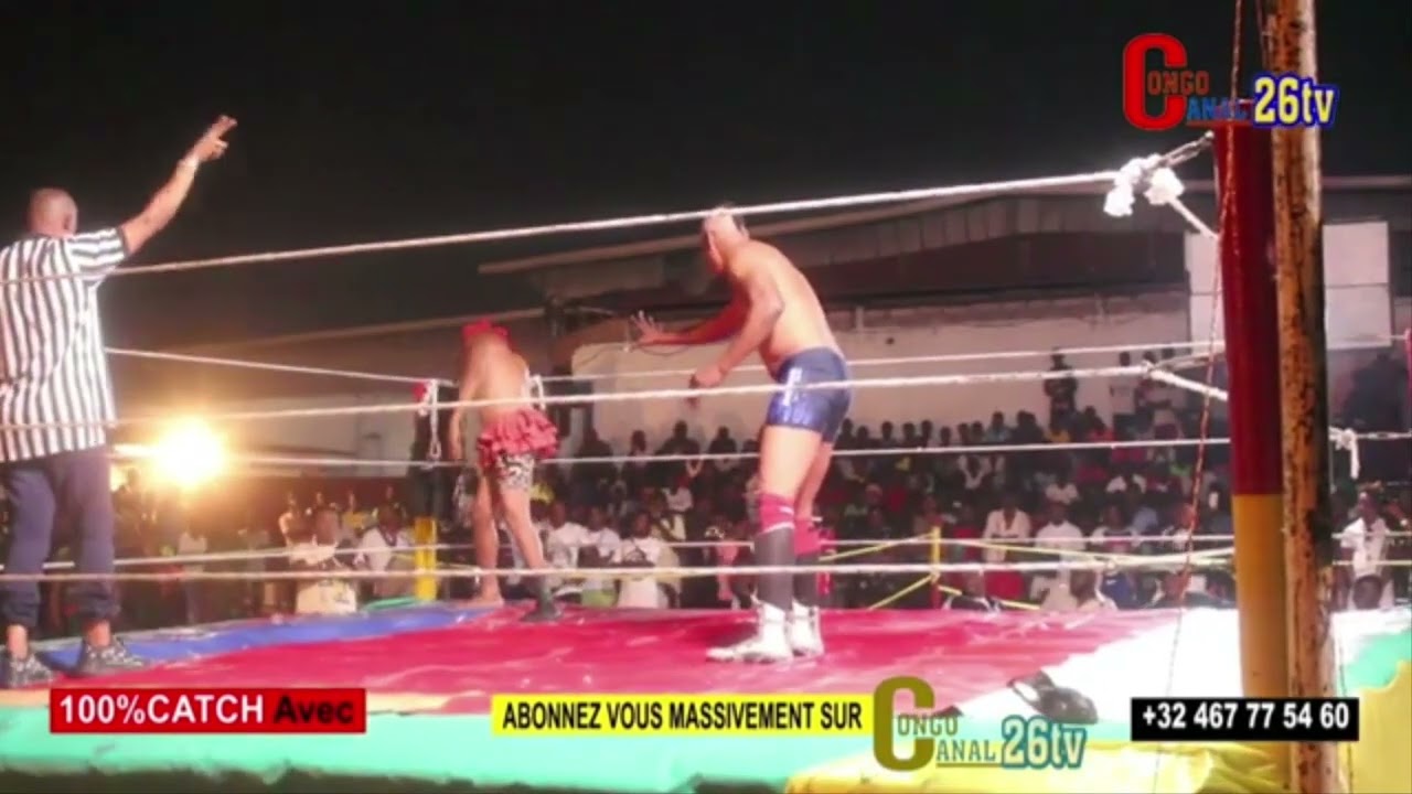 ÇHAMPIONAT DU CONGO CATCH YMKA 2023 AVEC CHAMPION SUPER ANGULUMA VS CHAMPION MASEBA WA KUMIKUNA