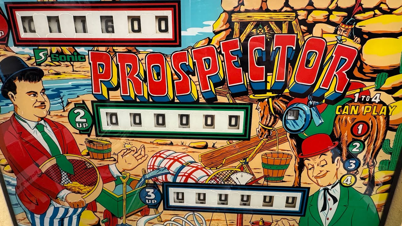 Prospector pinball repair part 1: intro