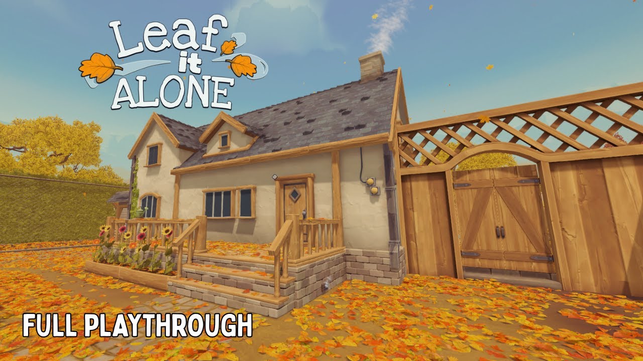 This Game's Title Is Sending Mixed Messages | Leaf It Alone Full Playthrough