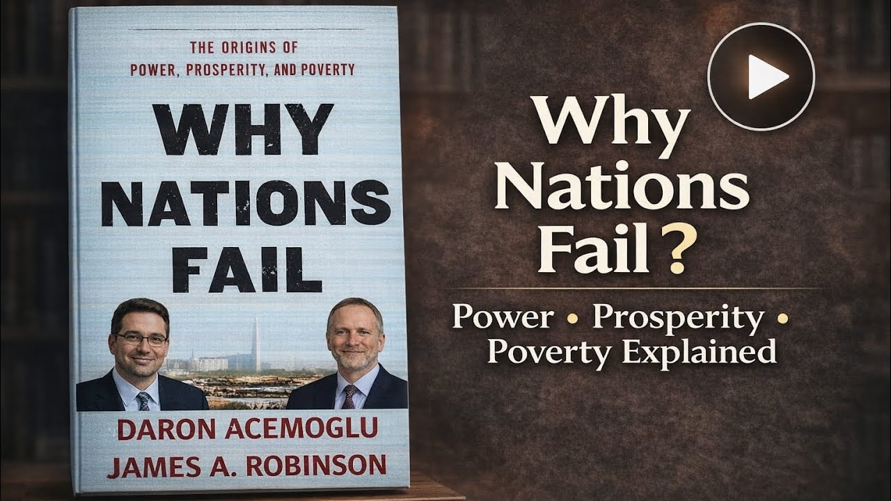 Why Nations Fail | Urdu Summary – The Real Reasons Behind Prosperity & Poverty