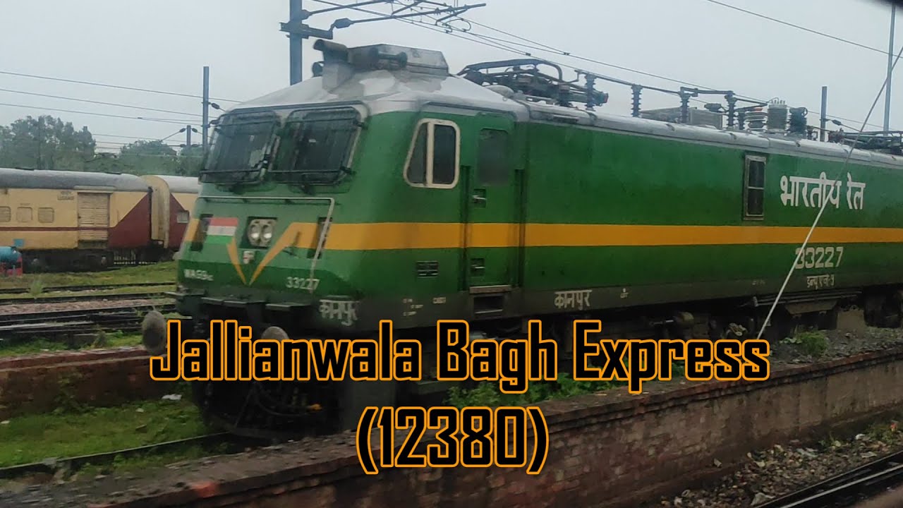 jallianwala bagh express (12380) Full Journey Jalandhar to sealdah (Kolkata)