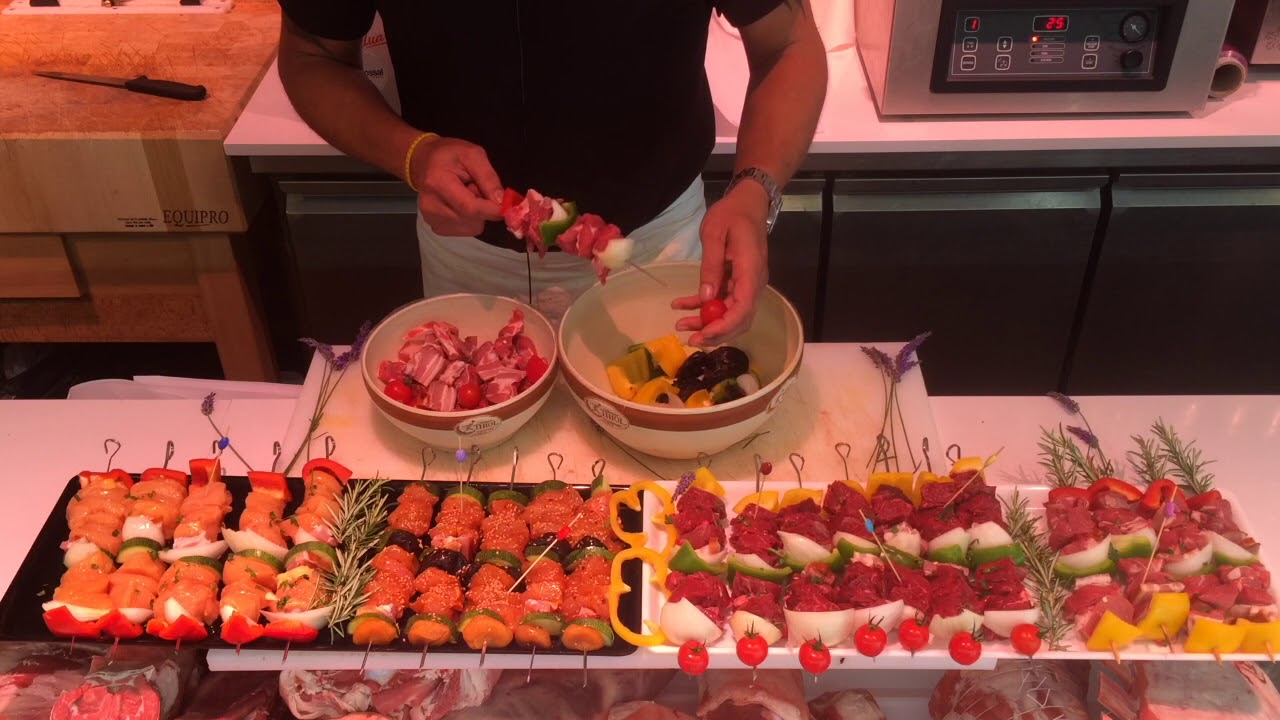 Halles des 5 Cantons - Boucherie des docks - Les brochettes