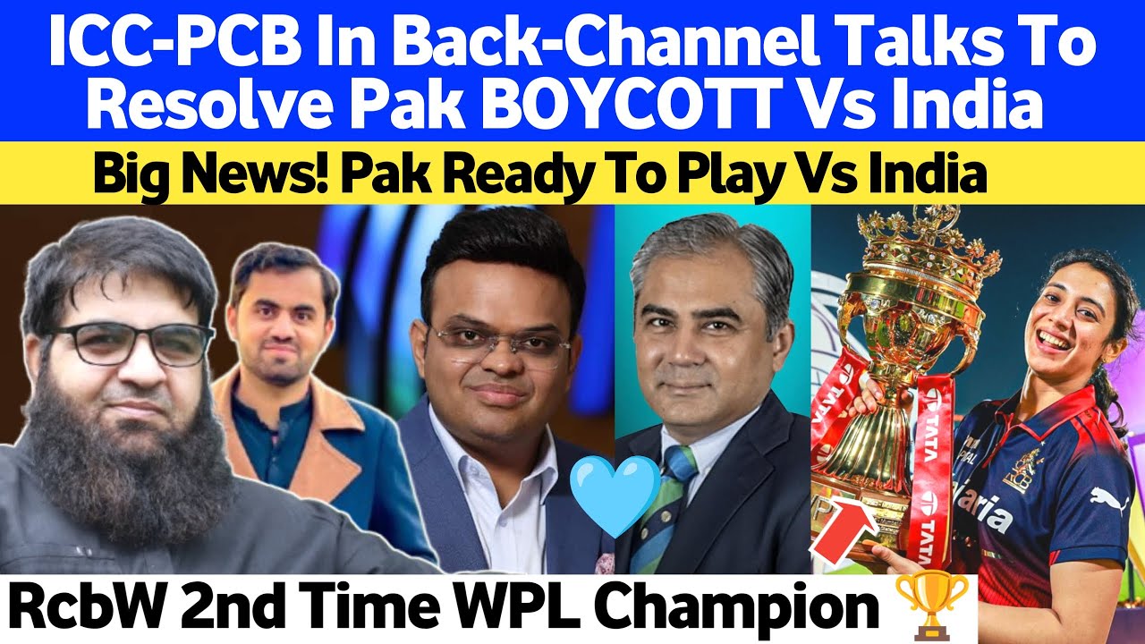 Big News! ICC Successful In Making Pak Happy | India Vs Pak Match ON | Rcb 2nd Time WPL Champions🏆