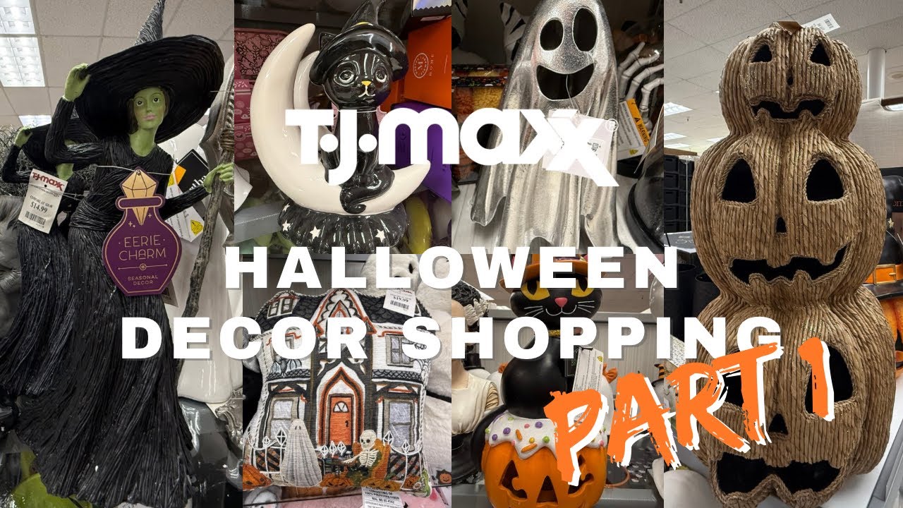 Surrounded By Halloween at TJMaxx | Part 1 of Halloween Decor Shopping Trip | 2025
