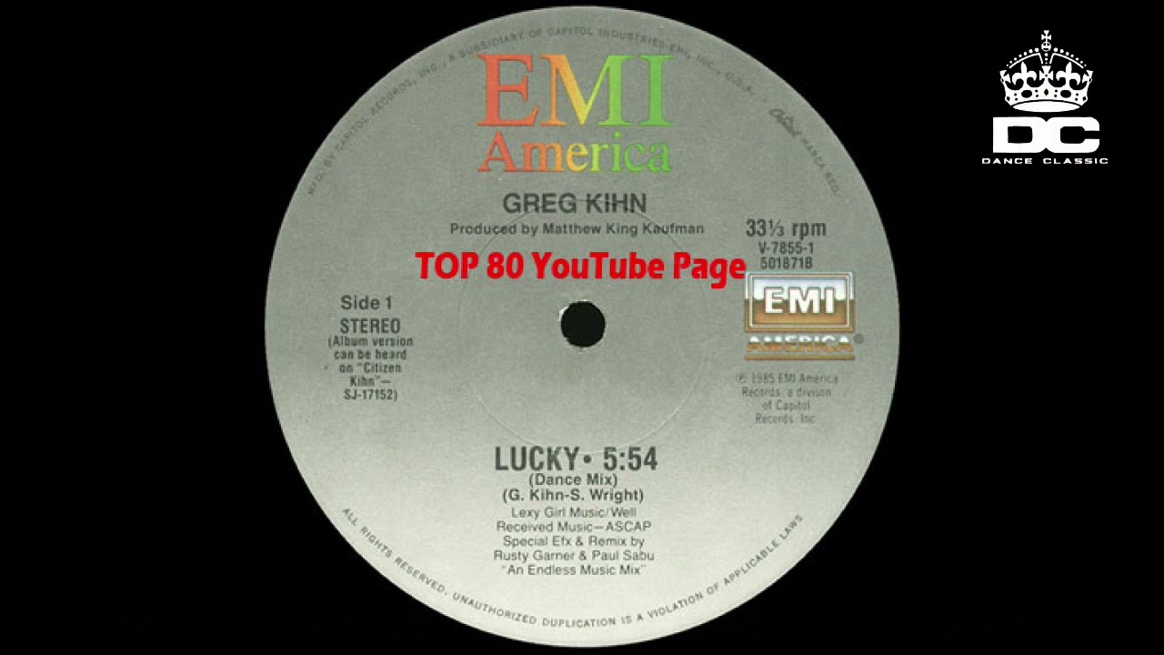 Greg Kihn - Lucky (Dance Mix)