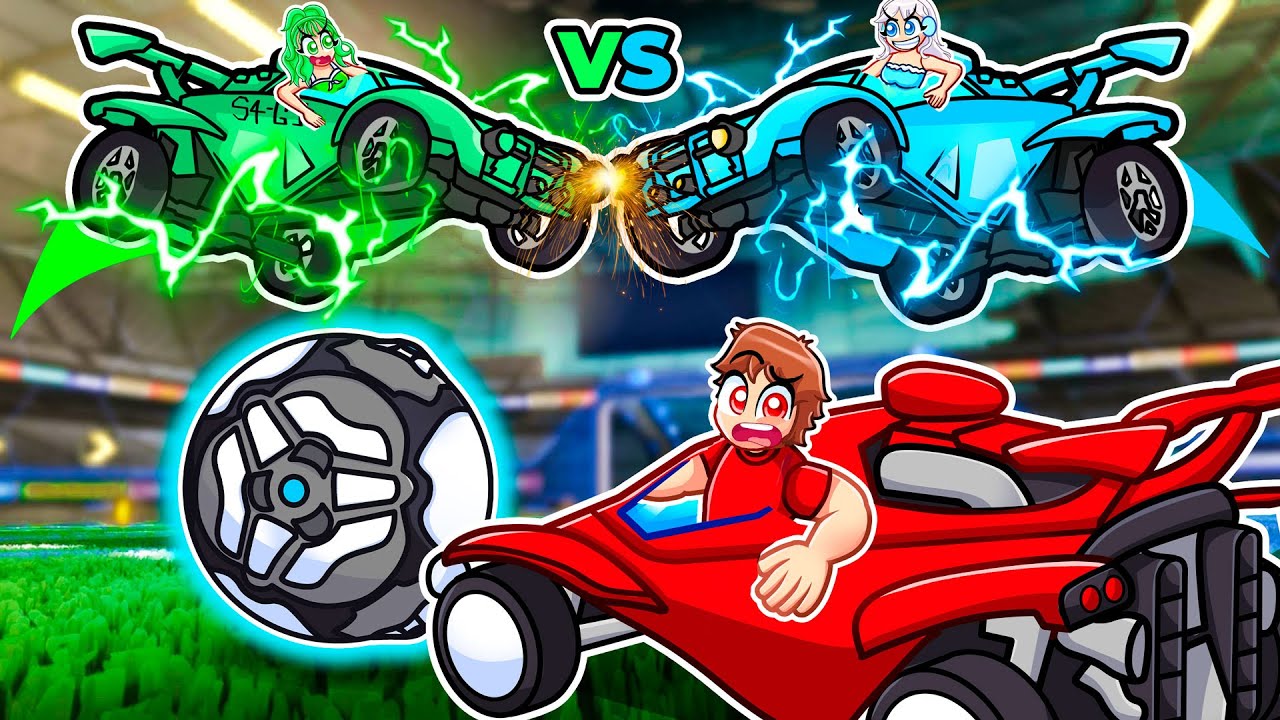 Эшли и Сейдж сражаются за мою любовь в Rocket League...