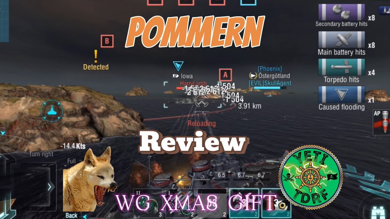 POMMERN a gift from WG 92k 3 kills MVP - WOWSBlitz