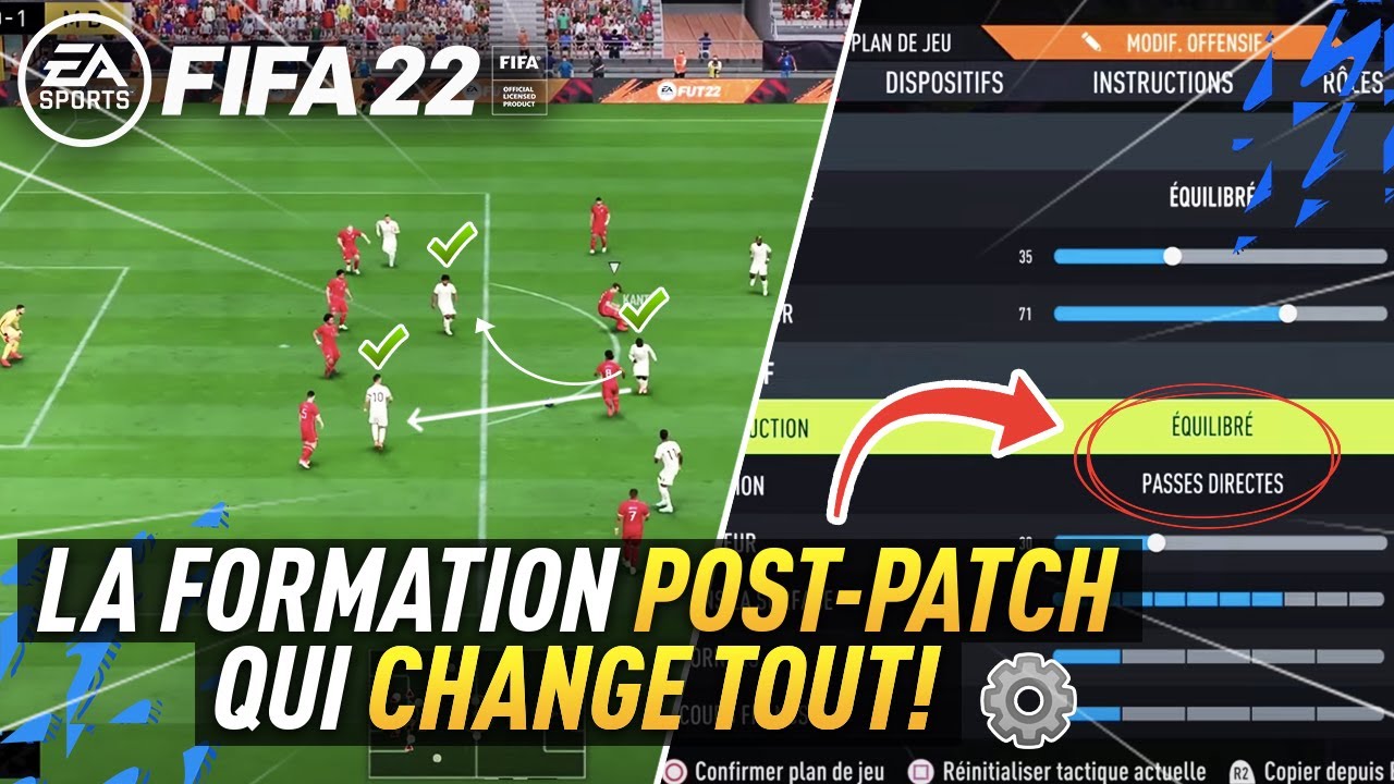 TUTO FIFA 22 - La FORMATION META POST-PATCH - 41212(2) CHEATÉ