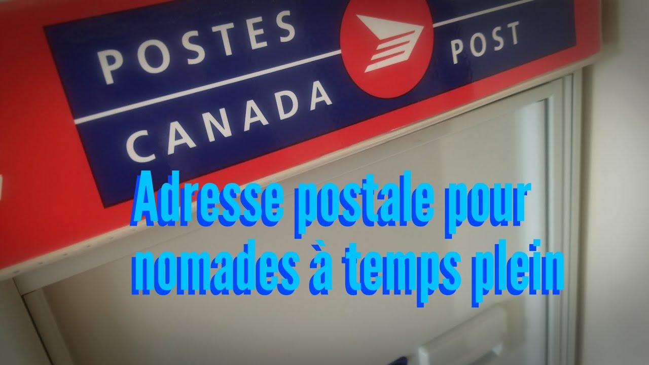 Adresse postale pour nomades &agrave; temps plein