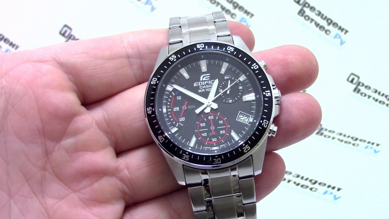 Часы Casio EDIFICE EFV-540D-1A - видео обзор от PresidentWatches.Ru
