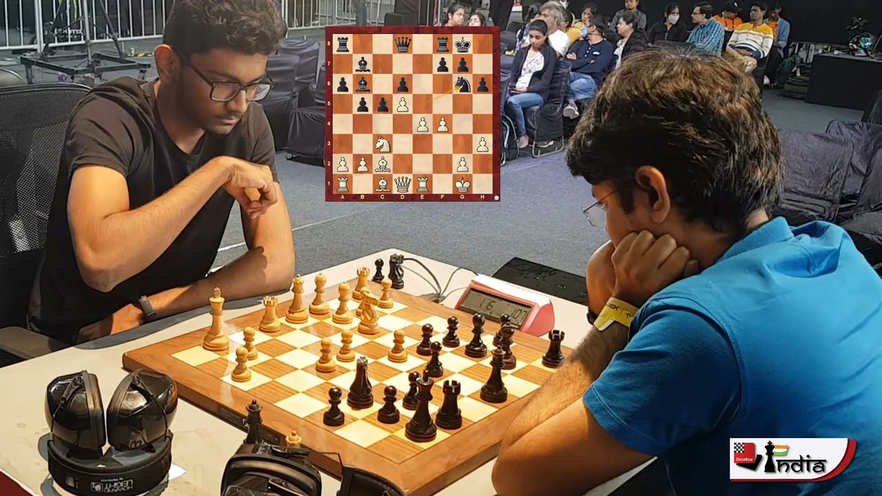 Who declined a draw offer after repetition? FM Ram Aravind vs GM Srinath