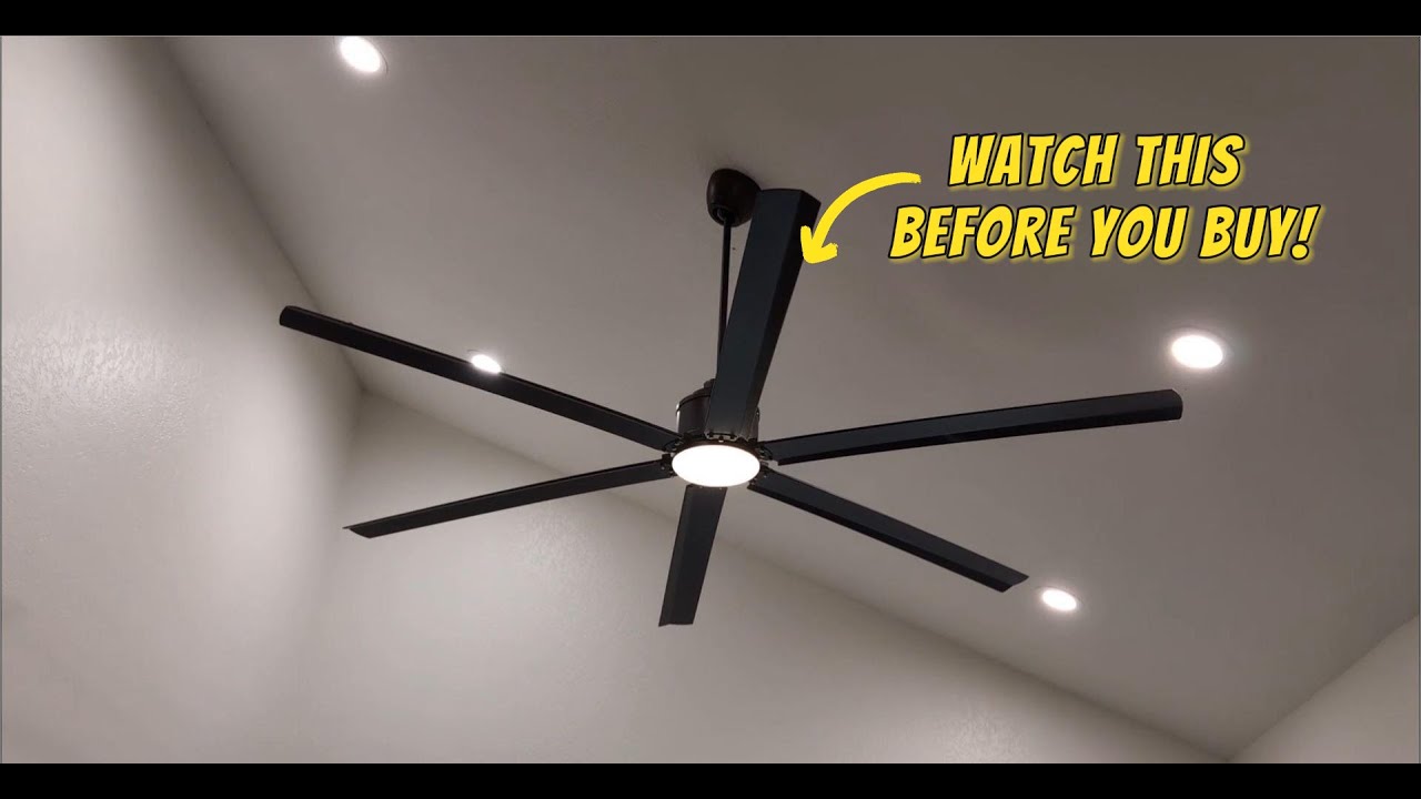 The Best Ceiling Fan for High Ceilings & Open Spaces!
