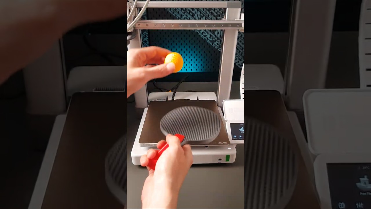 Testing 3D printed Airless Ping Pong Ball & Paddle