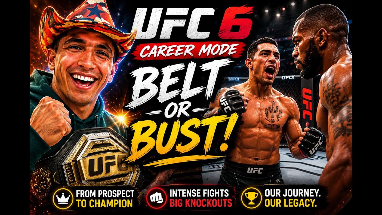 🚨 UFC 6 CAREER MODE LIVE | The ROAD TO UFC CHAMPION Starts NOW! 🏆🔥