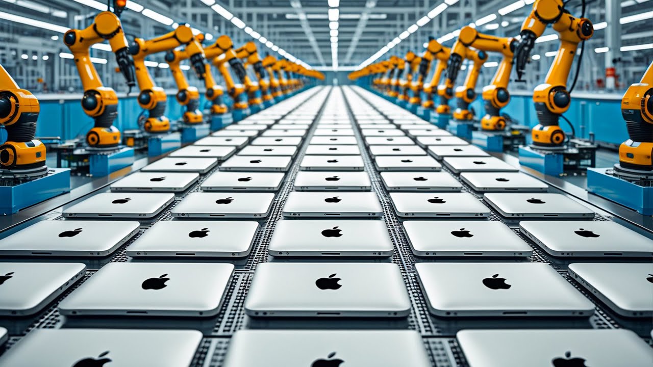 You Won't Believe What Happens Inside An APPLE Laptop FACTORY