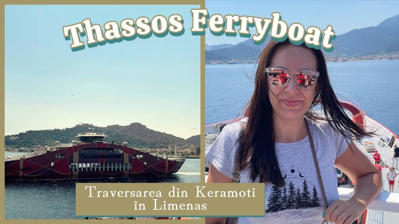 ⚓ Ferryboat  🚢 Keramoti - Thassos 🎞️ Greece 🇬🇷