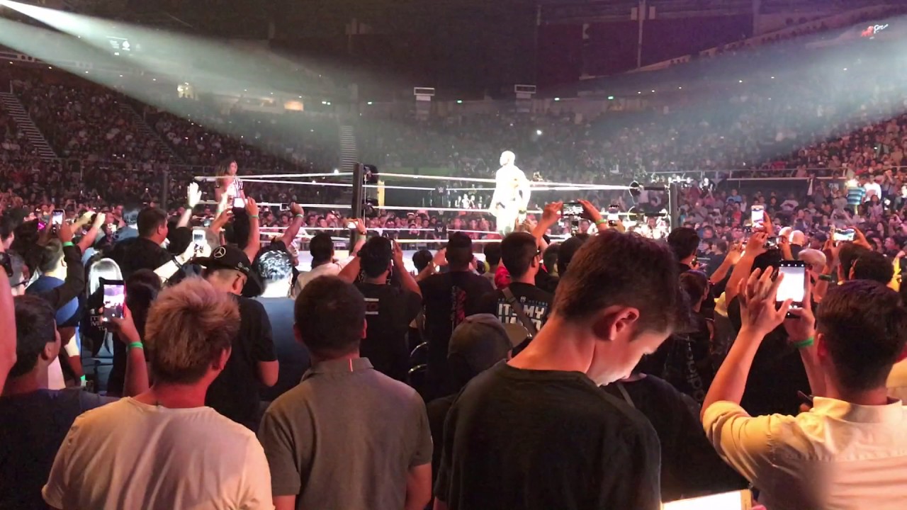 WWE live Singapore 2017 (All entrances + here and there)