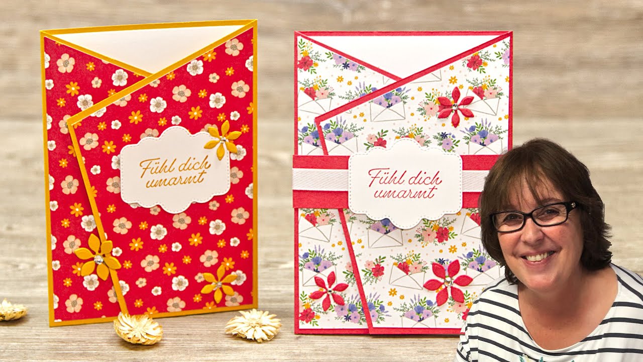 Fun Fold Card Fühl dich umarmt・Karte mit Pfiff・Stampin’ Up!
