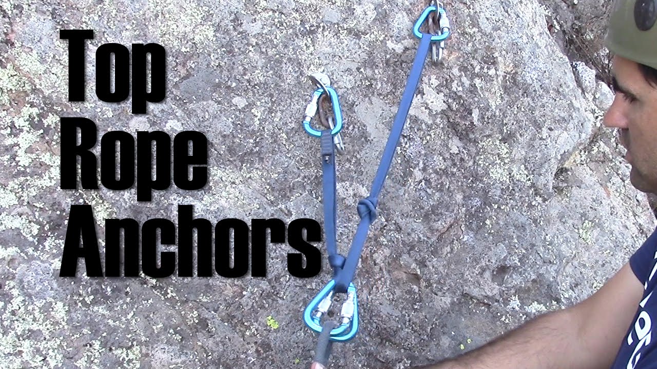 Rock Climbing Anchors: Creating a Bolted Top Rope Anchor | Smart Rock Climbing