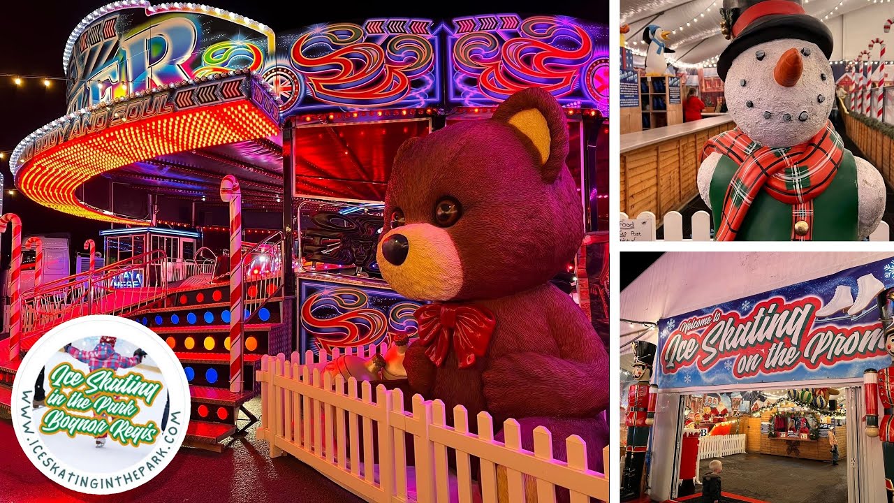 NEW WALTZER at ICE Skating at the Park, Bognor Regis | Vlog | 2024 | Christmas in Bognor! 🎄🌭🔥🍺🎅