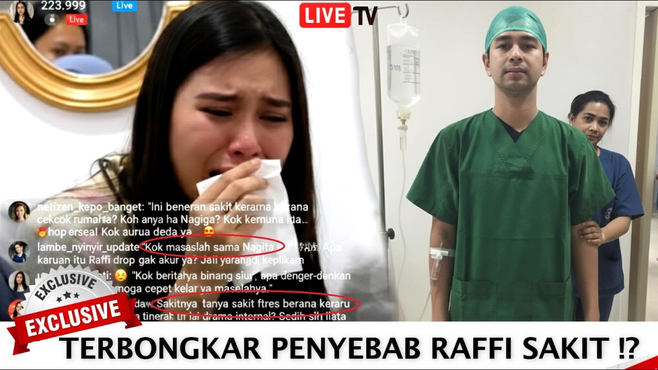 HEBOH ! TAYANGAN LIVE SYAHNAZ BIKIN SEMUA SYOK,TERNYATA INI ALASAN RAFFI SAKIT,MASALAH RUMAH TANGGA?