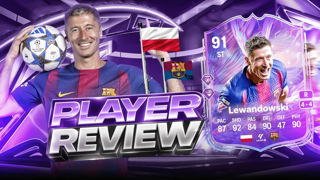 91 FANTASY FC LEWANDOWSKI PLAYER REVIEW - EA FC 26 ULTIMATE TEAM