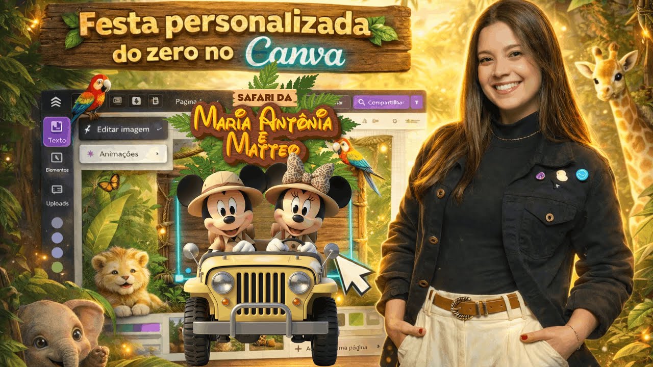 Como criar festas personalizadas no Canva e cobrar de R$400 a R$800