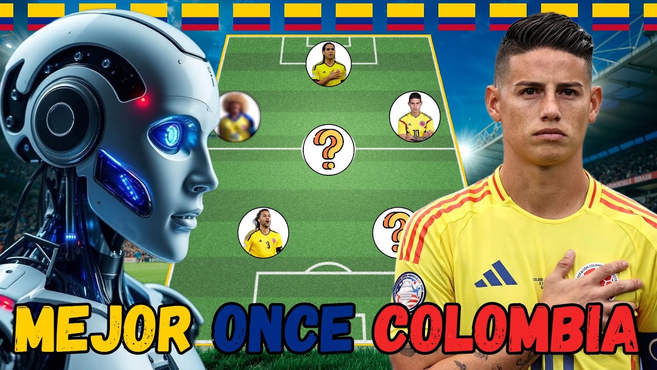 INTELIGENCIA ARTIFICIAL ELIGIÓ EL MEJOR 11 HISTÓRICO DE COLOMBIA