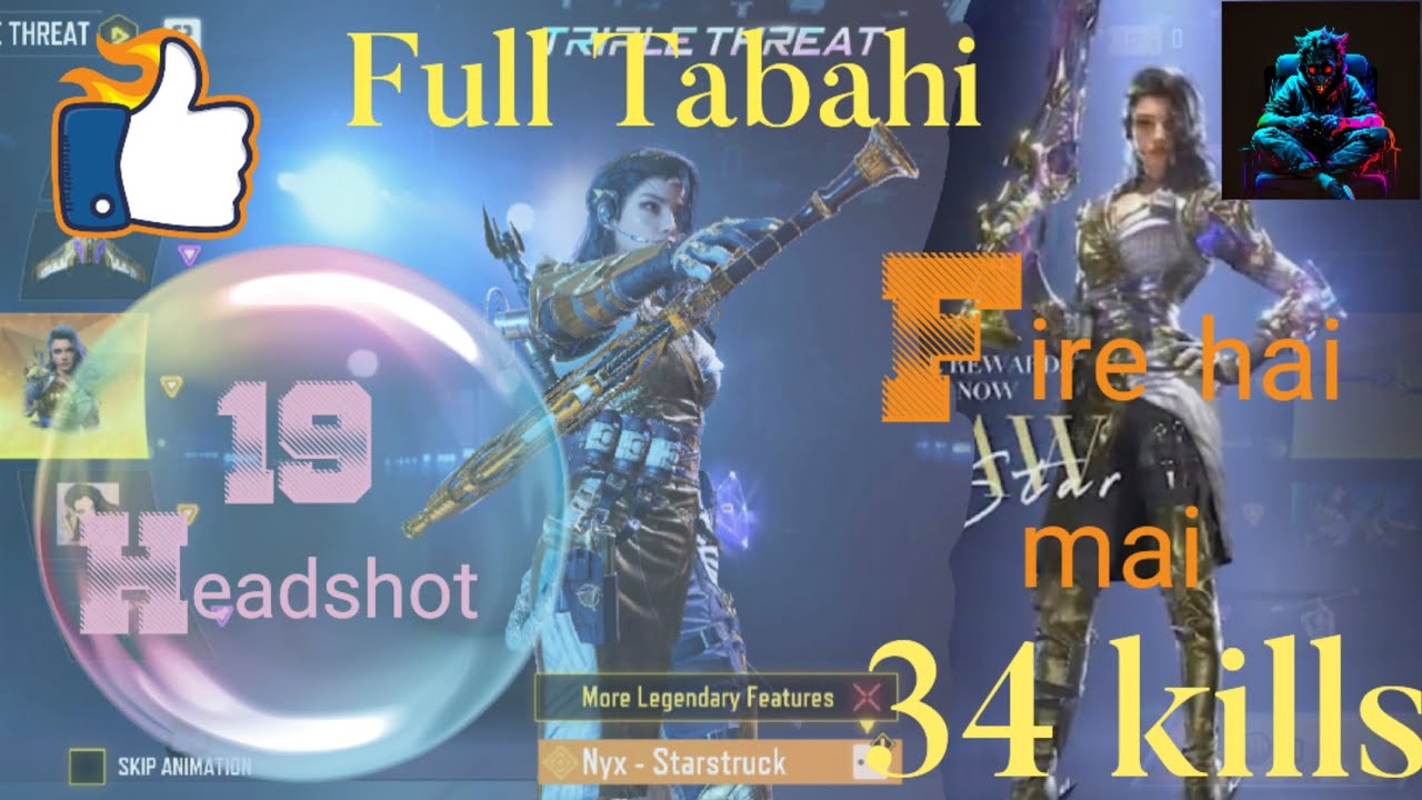 34 Kills NonStop 🔥| 19 Headshot 😱| Spy Games MTV | Full tabahi hai bro 😈😈 