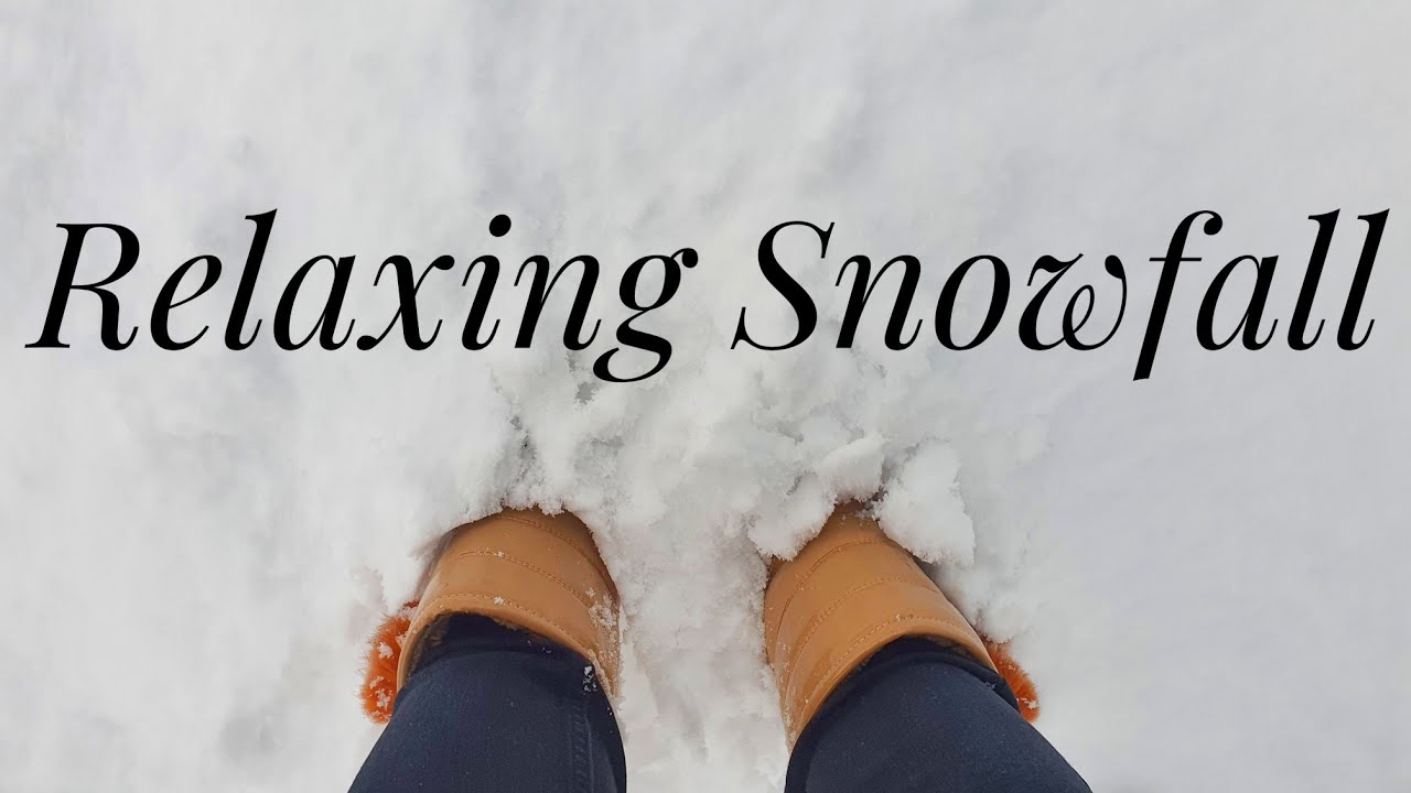 Relaxing Snowfall: Beautiful Falling Snow - Relaxing Winter Videos