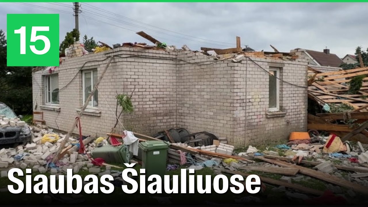 „Smūgis, pastogė ant galvos ir viskas nuvažiavo“: Šiaulių rajono gyventojas – apie viesulą
