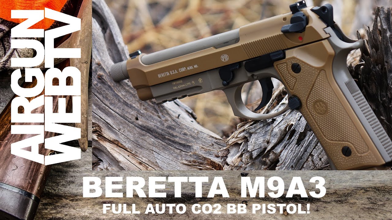 Пистолет Umarex Beretta M9A3 FULL AUTO CO2 BB &mdash; ПОЛНЫЙ ОБЗОР
