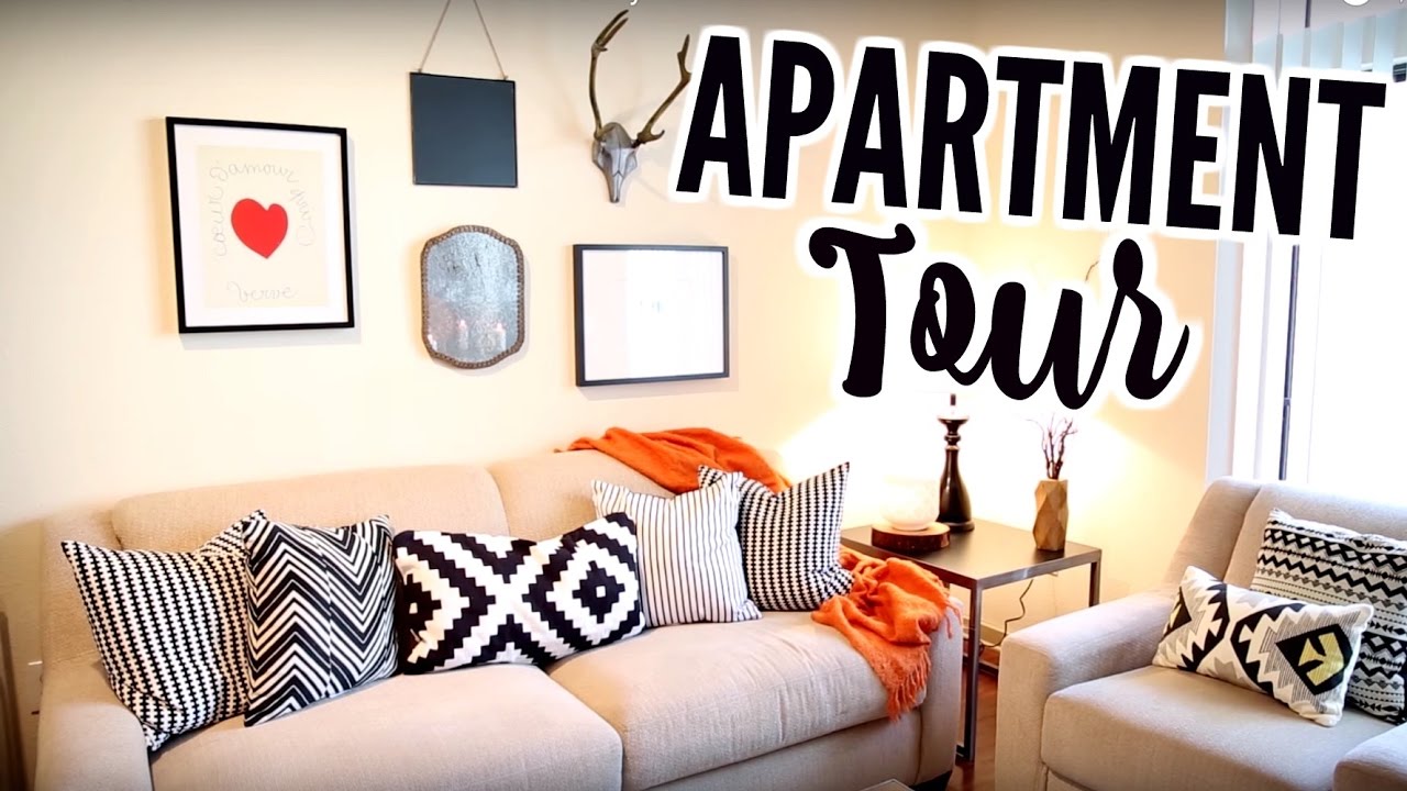 MY FIRST APARTMENT TOUR!  + I Rented my Furniture from CORT FURNITURE