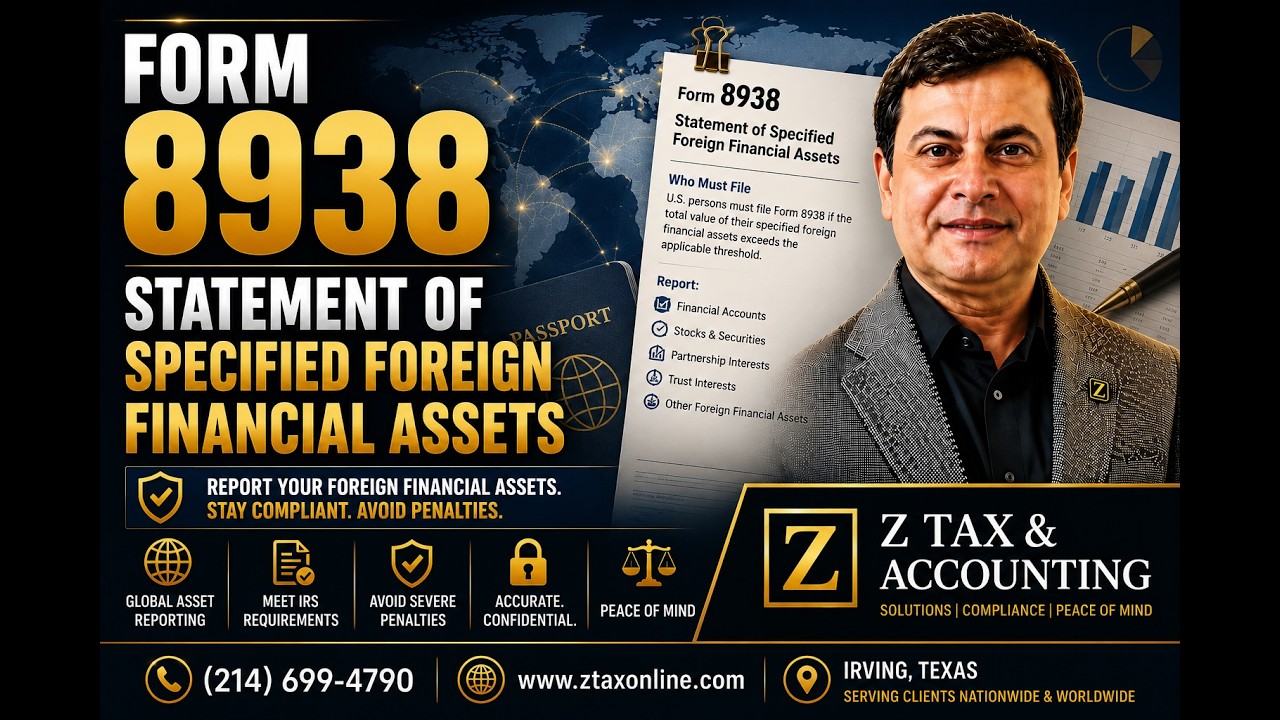 Form 8938 Explained | Foreign Financial Assets Reporting Requirements