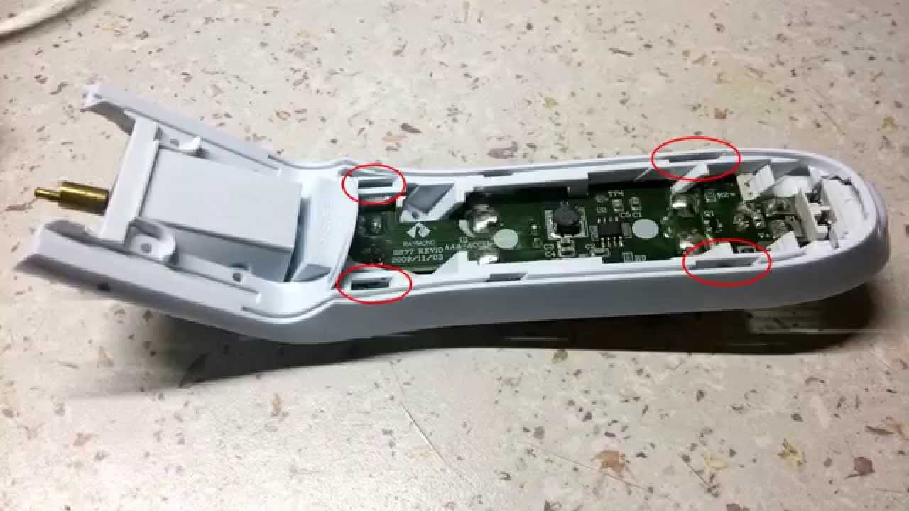 Philips shaver QC5130 dismounted