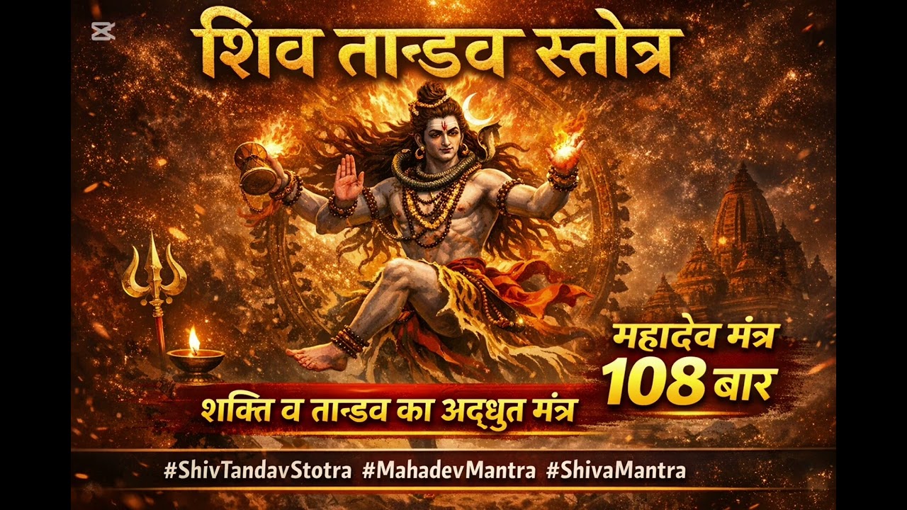 ॐ शिव ताण्डव स्तोत्रम | Ultimate Devotional Bhajan for Shiva Bhakts. 