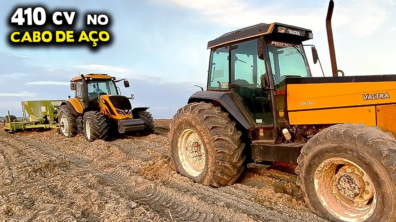 T230 E BH 180 JUNTOS PUXANDO O SAK 5 | ESTOUROU O CABO DE AÇO