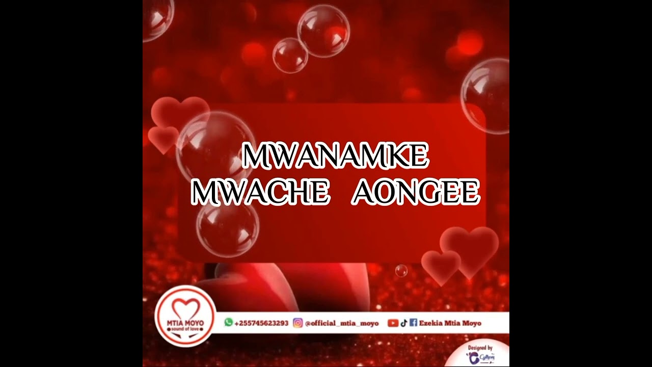 MWANAMKE ANALALAMIKA MWACHE AONGEE | MSIKILIZE | UTAMWEKA SAWA MWISHONI.
