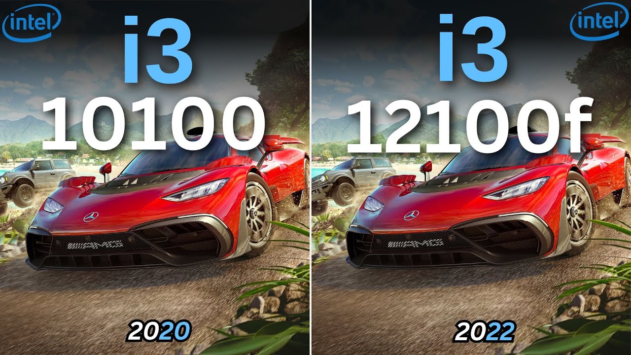 i3 10100 vs i3 12100f Tested in Latest Games | 1080p