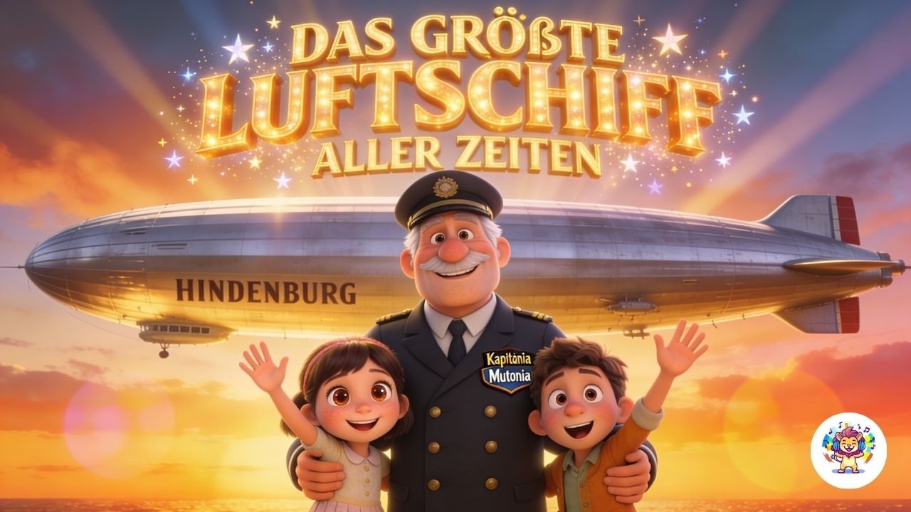 Die HINDENBURG fliegt! Das größte Luftschiff der Welt | Kindermusical zum Mitsingen