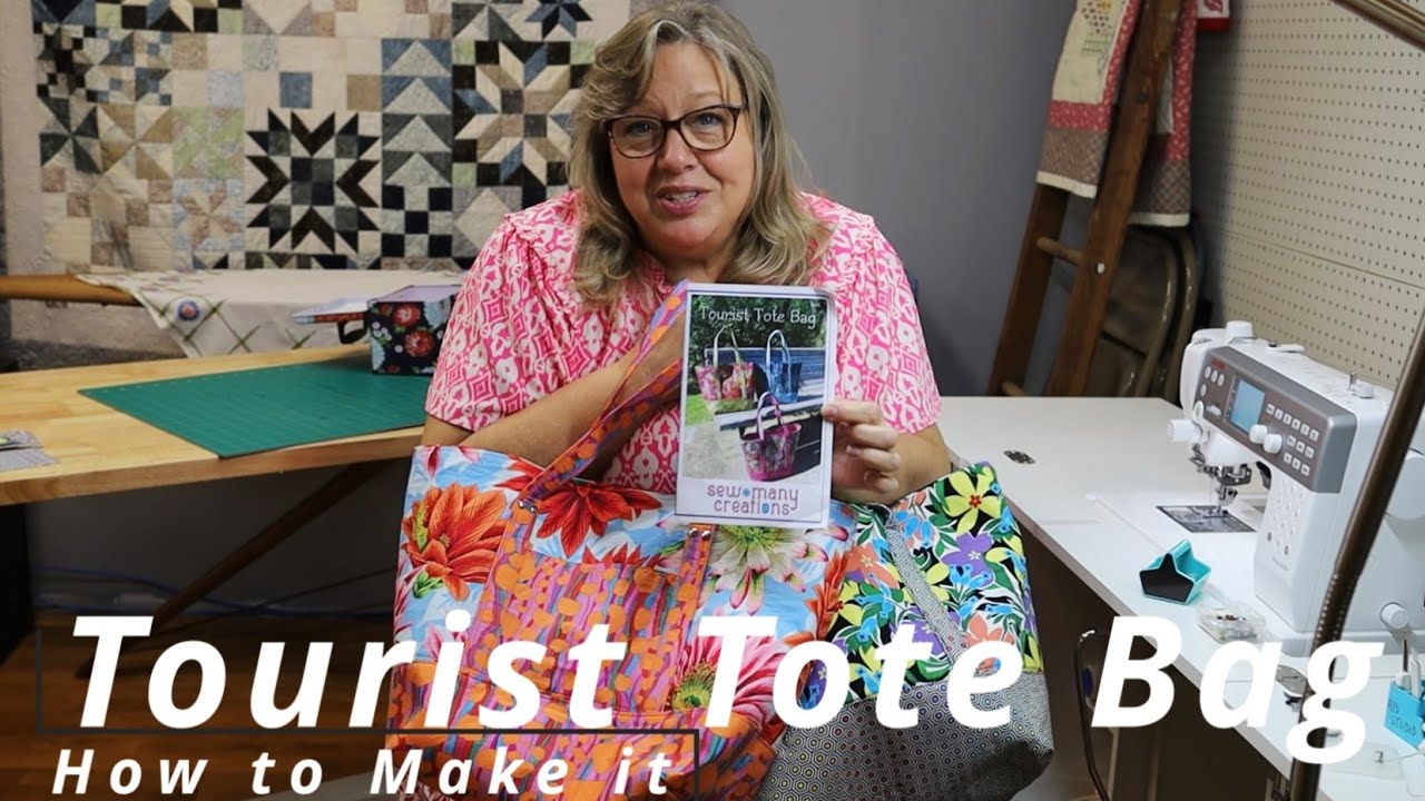 How to make the Tourist Tote Bag by Sew Many Creations