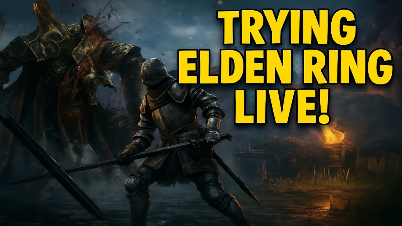 Can I Survive My First REAL Elden Ring Try? | ELDEN RING Stream