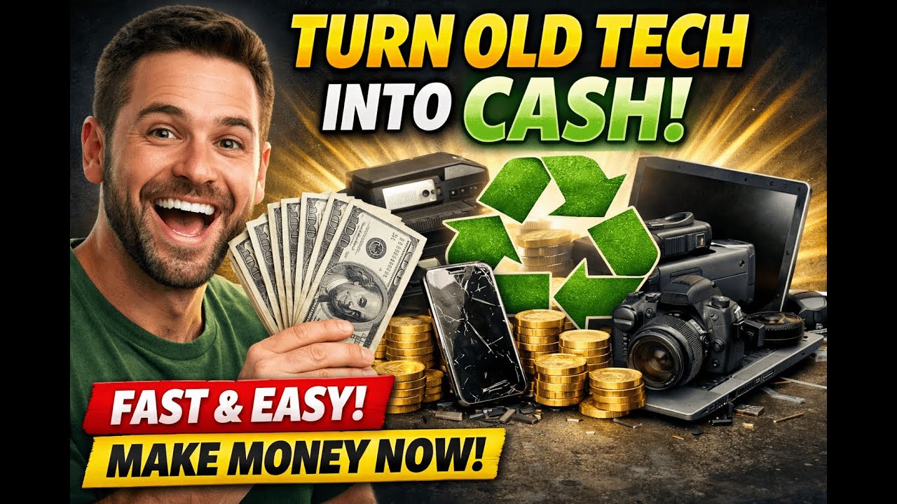 Recycle Electronics for Cash 💰 | Turn Old Tech Into Money Fast (2025 Guide)