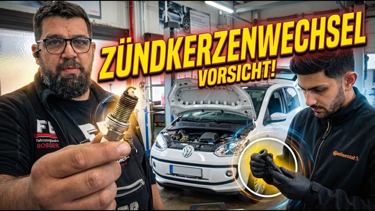 Zündkerzen wechseln? Beim VW up kann das schiefgehen!