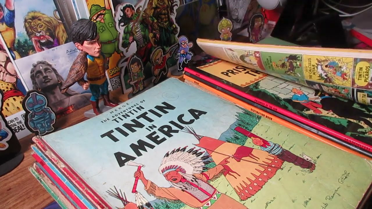 My Complete Tintin Collection |The Adventures of Tintin #tintin #herge #rarecomics #comicbooks