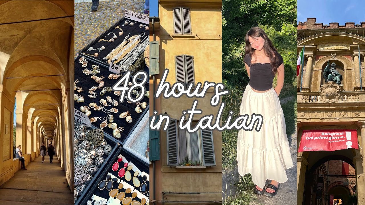 speaking ONLY italian for 48 hours | student life in bologna vlog