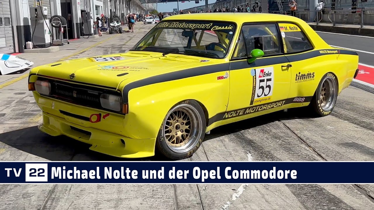 MOTOR TV22: Opel Commodore von Michael Nolte beim DRM Revival Deutsche Rennsport Meisterschaft OGP