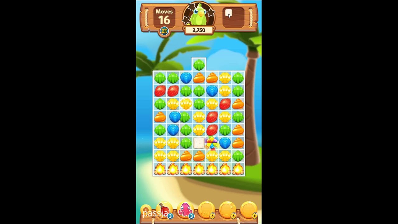 Tropical Trip - Match 3 Game level 13